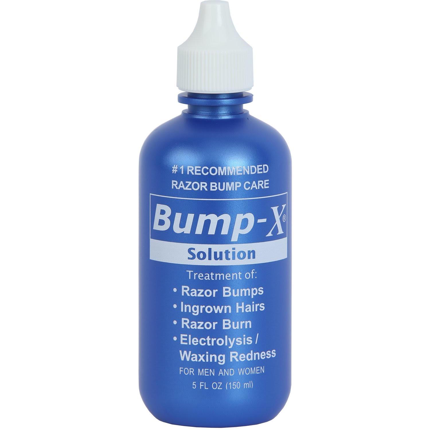 Front view of Bump-X Solution bottle