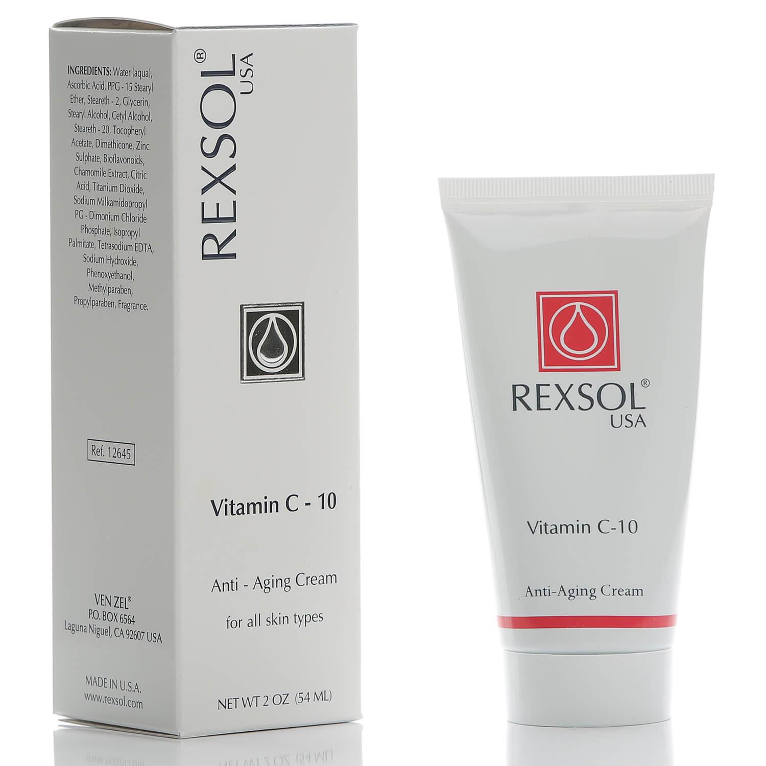 Rexsol Vitamin C-10 tube and box